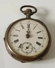 ANCIENNE MONTRE À GOUSSET EN ARGENT POINÇON CRABE 0.800 