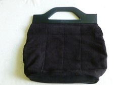 SAC A MAIN BAG PARFUM GIVENCHY NOIR DOUBLURE FUCHSIA