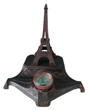 Ancien Encrier Tour Eiffel Art