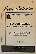 Livret d'entretien Faucheuse