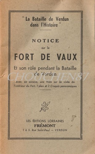 Notice sur fort vaux - le,