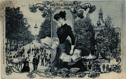 Cpa violettes toulouse - cpa, de