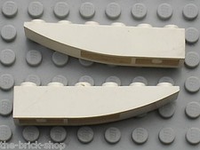 2 x LEGO Star Wars White slope