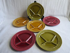 6 assiettes à fondue en