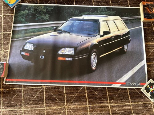 Affiche pub citroën - cx, break