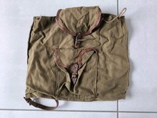 Ancien Sac en Toile Militaire