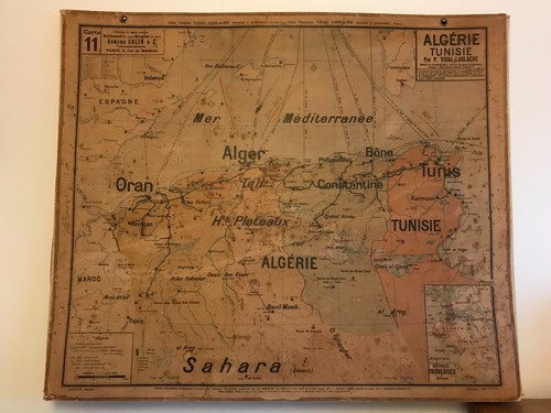 Carte affiche scolaire vidal - affiche,