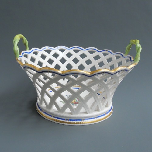Porcelaine vienne corbeille - porcelaine, de