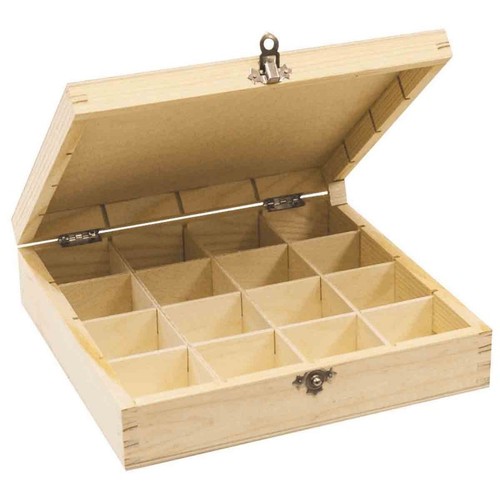 Boîte rangement bois - rangement, en