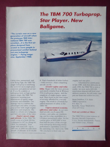 1988 pub socata - socata, mooney