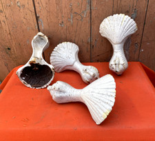 4 Vieux pieds en fonte en très bon état . Pour baignoire ou autres