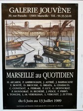 Affiche d'Art - Verdilhan,Ambrogiani,Chabaud.../Galerie Jouvène - Marseille 1989