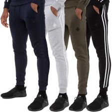 Enzo Jogging Hommes Bas Survêtement Polaire Gym Sport Slim Fit Pantalon