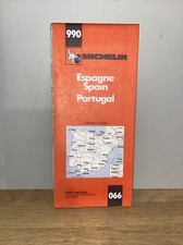 Ancienne Carte Routière Michelin 990 Espagne España Portugal 1978 18ème Éd