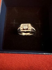 Bague En argent sertie d'une