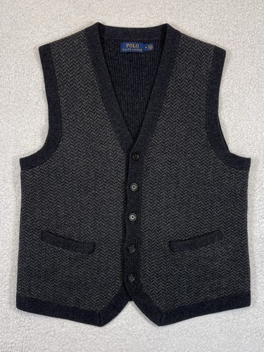 Gilet laine chevrons - gilet,