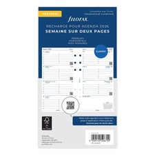 [000026-68438] FILOFAX Semaine sur deux pages Horizontal - français - Per - 2026