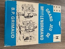 Grand Jeu de Melle Lenormand - Cartomancie Grimaud 1962. Complet avec livre 