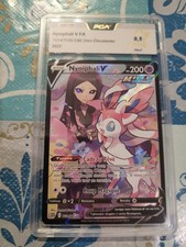 Carte pokemon FA NYMPHALI V TG14/TG30 E&B Stars Etincelantes PCA 9,5 Fr