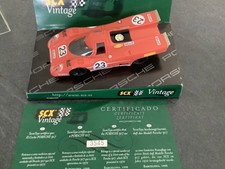 voiture de circuit slot car 1/32e:SCX Vintage Porsche 917
