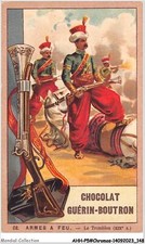 AHHP5-0874 - CHROMOS - CHOCOLAT-GUERIN-BOUTRON - PARIS - armes a feu - le t