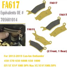 Front & Rear Brake Pads For