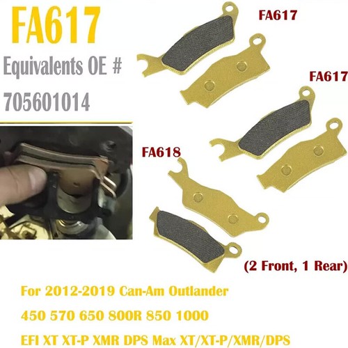 Front rear brake pads for - front, &