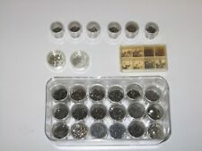 Horlogerie. Vis de montres anciennes, tous types, toutes tailles pour horloger.