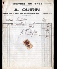 PARIS (VII°) MONTRES en gros