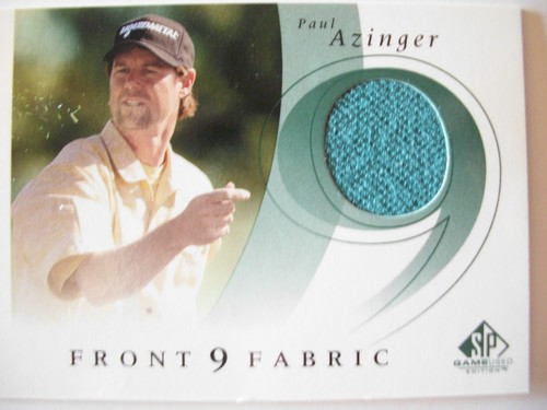 2002 game used golf - game, 9