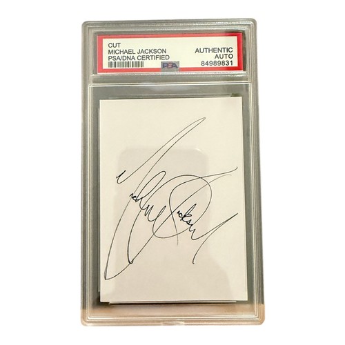 Michael jackson autographe - michael,