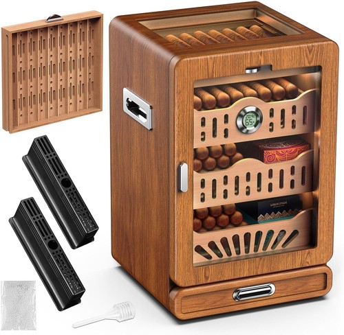 Cigar humidor cabinet desktop - humidor, cabinet,