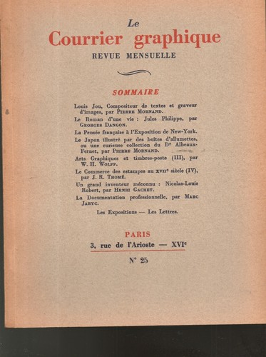 Courrier graphique 25 - graphique, n°