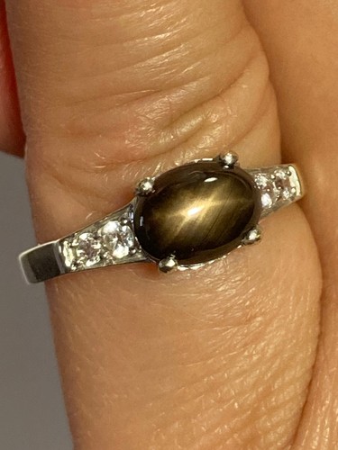 Bague blanc cts saphir - 9,
