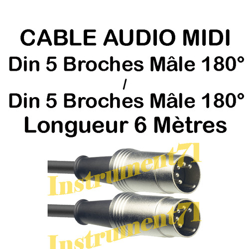 Câble midi din - din, 5