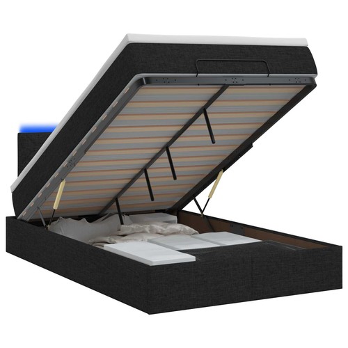 Lit coffre avec matelas led - lit,