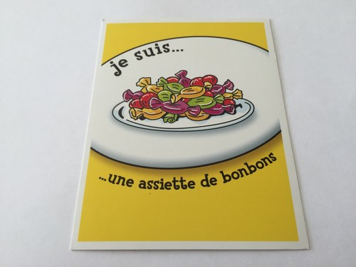 Carte suis une - une, assiette