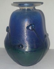 VASE PATE DE VERRE JEAN CLAUDE