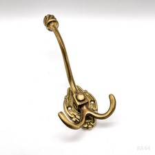 Vintage en Laiton Patère, Porte-Manteau, Crochet - Art Nouveau