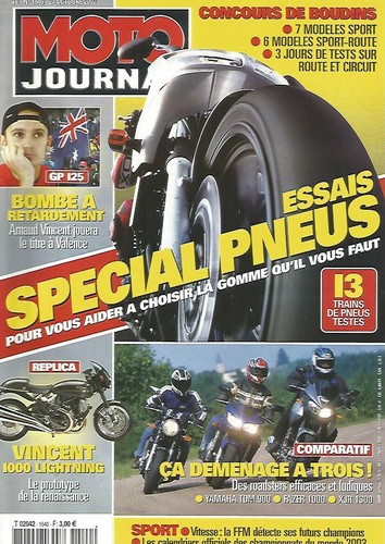 Moto journal 1540 essais - n°1540,