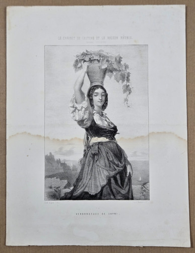 Lithographie xixeme la - lithographie,