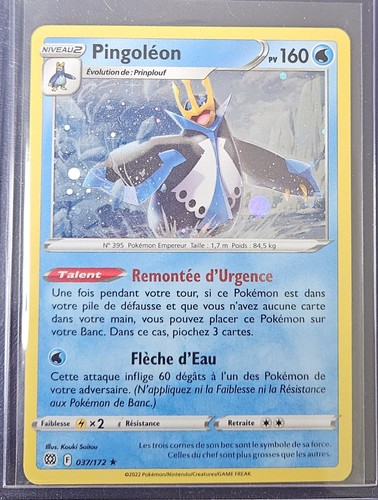 Carte pokémon pingoléon - carte,