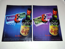 J&B Rare Scotch whisky Adam Juliette Eve ad clippings France Gillian Hills