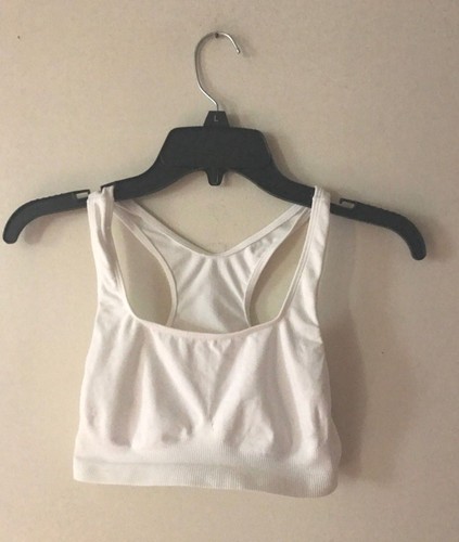 White sports bra racer - bra,