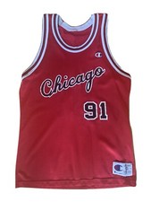 Dennis Rodman Chicago Bulls Jersey (chicago Script) Size 40