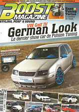 BOOST MAG N°224 WV GOLF IV /