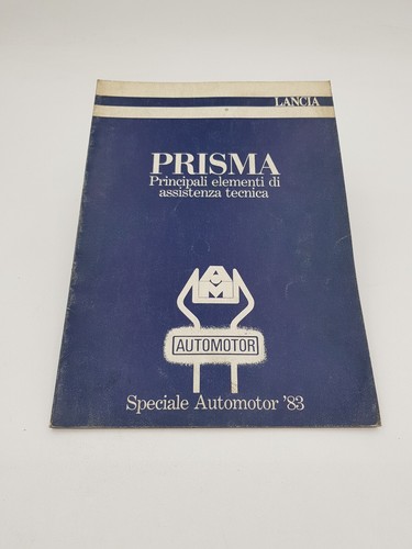 Manuel atelier lancia prisma - manuel,