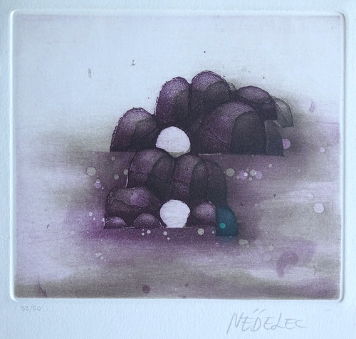 Michele nedelec 1966 - nedelec, gravure