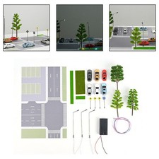 Maquette de parking diorama scène de ville esthétique avec éléments de jeu i