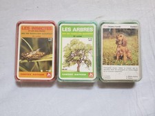 Lot de 3 jeux de 7 familles thème animaux